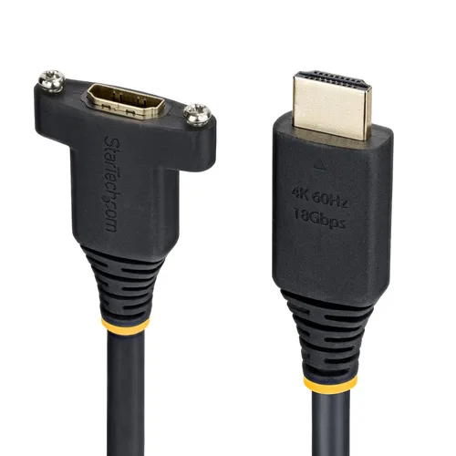 M HDMI 2.0 CABLE M-F PANEL 2
