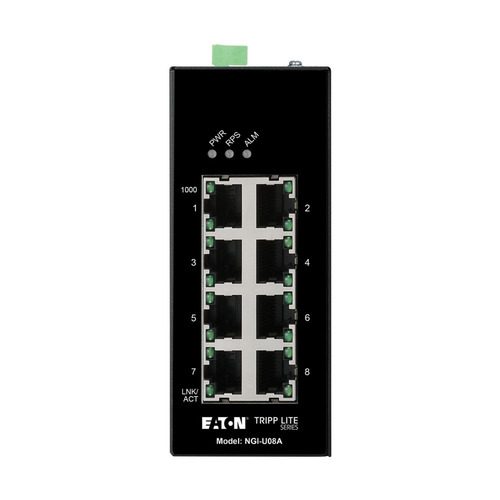 8-Port Unmanaged Industrial Gigabit Ethernet Switch