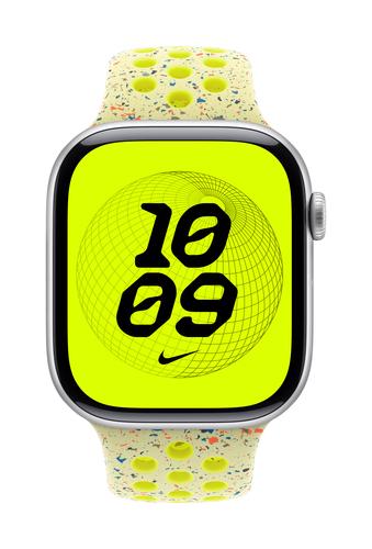 Apple Watch Nike Sport Band - Volt Splash 46mm - S/M