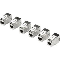 TRENDnet 6-Pack Cat6A Shielded Keystone Jacks