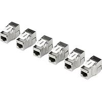 TRENDnet 6-Pack Cat6A Shielded Keystone Jacks