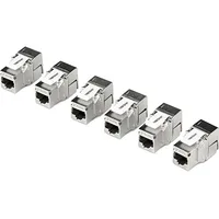 TRENDnet 6-Pack Cat6A Shielded Keystone Jacks