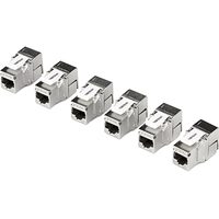 TRENDnet 6-Pack Cat6A Shielded Keystone Jacks