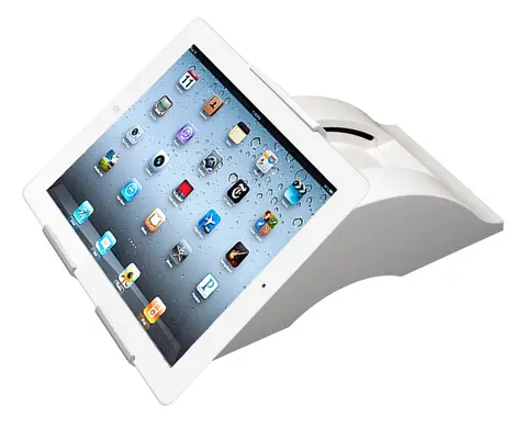 White Tablet Holder