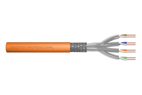Digitus CAT 7 S-FTP data cable - installation cable, 25 m, simplex, Dca-s2,d1,a1