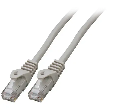 EFB RJ45 Patchkabel Cat.6 U/UTP LSZH CCA Grey 25m