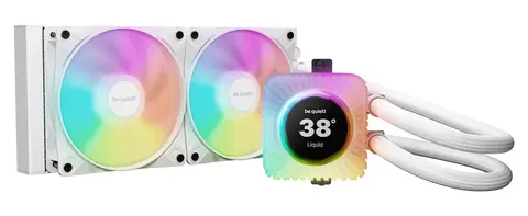 K Be Quiet Light LOOP IO LCD 240 Mm White WasserküHlung FüR Intel/AMD