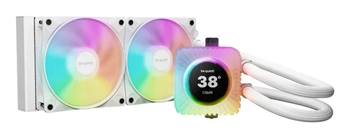 K Be Quiet Light LOOP IO LCD 240 Mm White WasserküHlung FüR Intel/AMD