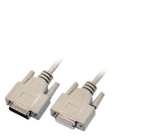 EFB Elektronik K5129.1 serial cable Beige 1 m D-Sub 15-pol