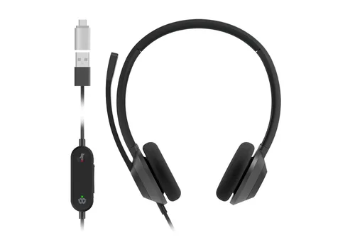 HEADSET 322 WIRED DUAL CARBON