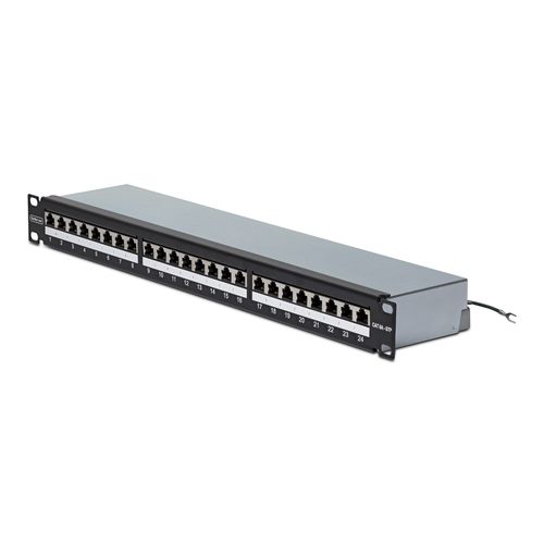 PORT 1U CAT6A PATCH PANEL 24
