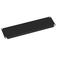 Inch Blank Panel - 3U Black 19-