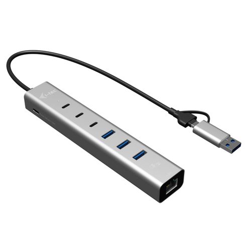 I-TEC METAL HUB 6 PORT LAN PD