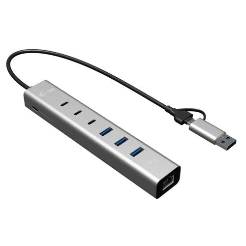 I-TEC METAL HUB 6 PORT LAN PD