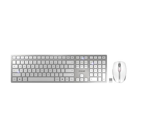 Cherry DW 9100 Slim Wireless Desktop Set - White EU Layout