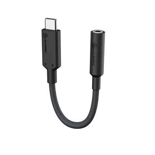 ElementsPro 10cm USB-C to 3.5mm Audio Adapter - Black