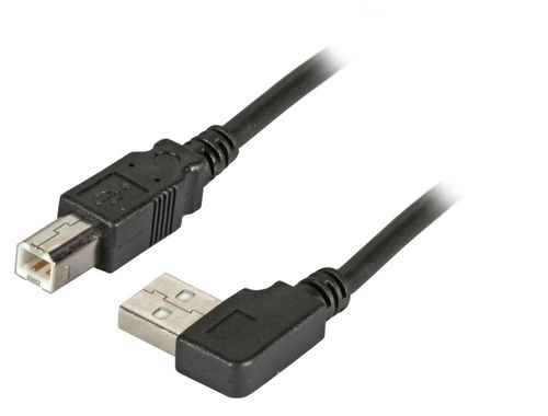 EFB Elektronik K5245SW.1V2 USB cable USB 2.0 1 m USB A USB B 0.48 Gbit/s Black