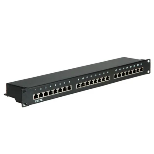Inch Cat5e Patch Panel - 24 Port 19-