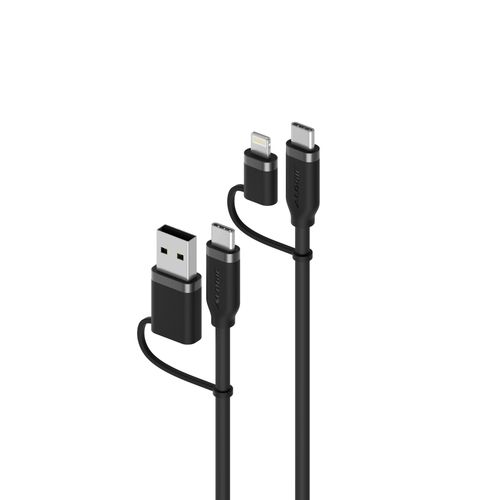 C2G Elements 4-in-1 USB-C Hub - Black