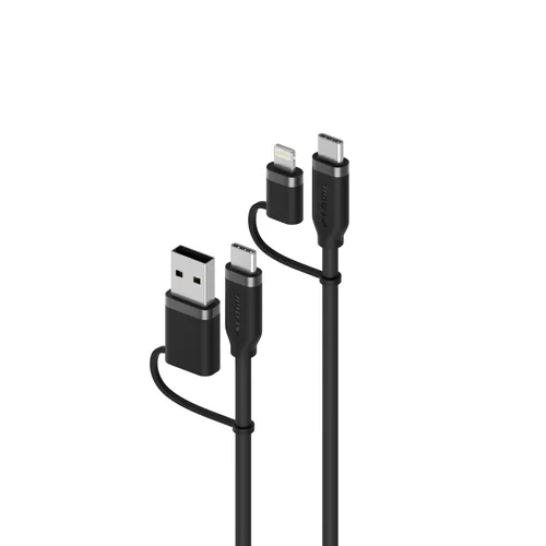 C2G Elements 4-in-1 USB-C Hub - Black