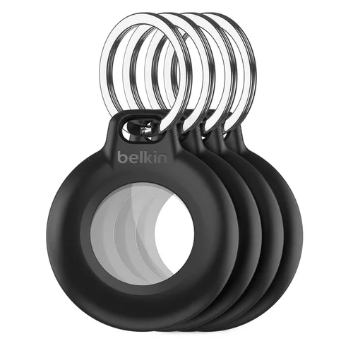 Belkin Secure Holder for Apple AirTag - 4 Pack - Black