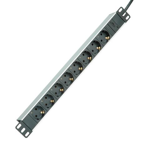 Inch 1U Rack PDU, IEC C14 Inlet, 10A 19-