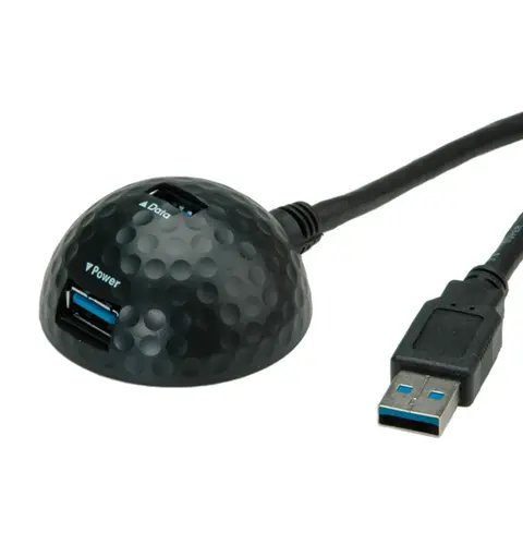 VALUE USB 3.2 Gen 1 Dockingkabel, Dome, Schwarz, 1,5 M