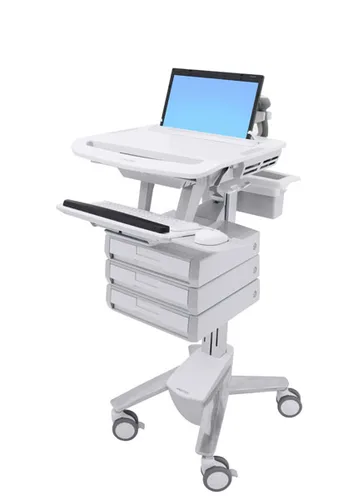 STYLEVIEW LAPTOP CART 3 DRAWERS