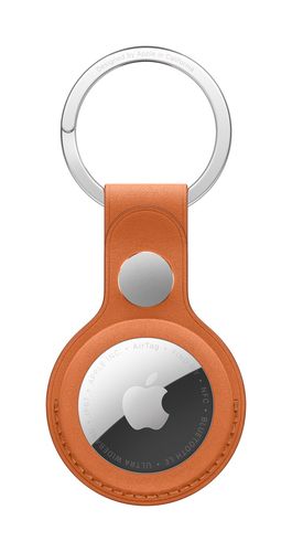Apple AirTag FineWoven Key Ring - Fox Orange
