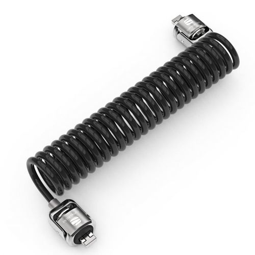 Dual Head Coiled T-Bar Security Lock