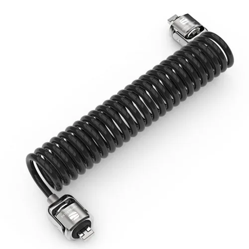 Dual Head Coiled T-Bar Security Lock