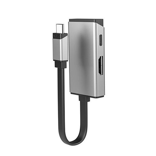 ALOGIC ULCHDPD-SGR laptop dock/port replicator USB 3.2 Gen 1 (3.1 Gen 1) Type-C Silver