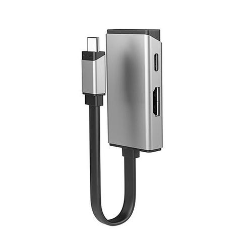 ALOGIC ULCHDPD-SGR laptop dock/port replicator USB 3.2 Gen 1 (3.1 Gen 1) Type-C Silver