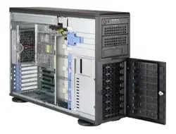 Barebone Tower Server, Dual EPYC 7002, 8x 3.5" HS Bays