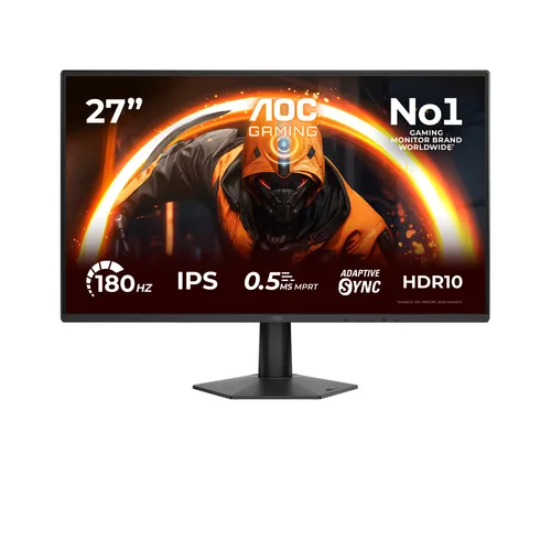 Cm (27") 1920 X 1080 Pixel AOC 27G50F 16:9 Full HD IPS 4 Ms 180 Hz HDR DisplayPort HDMI VESA 68,6