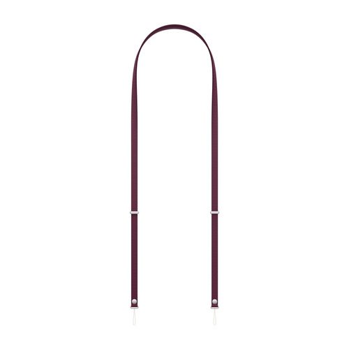 CROSSBODY STRAP BURGUNDY