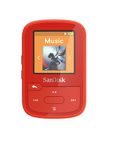 SanDisk Clip Sport Plus 16GB MP3 Player - Red