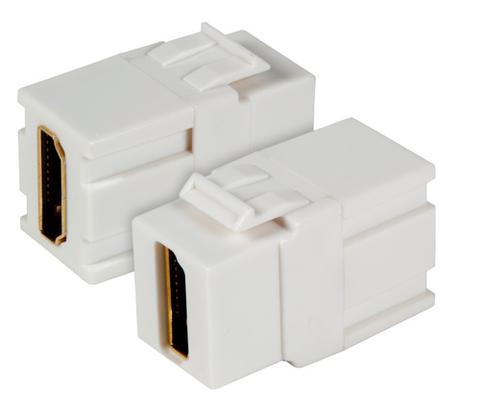 EFB Keystone Einbauadapter HDMI A - A, White