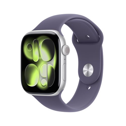 Apple Watch Series 11 46mm Silver Aluminum, Violet Band