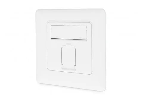 DIGITUS Netzwerkdose CAT 6A Klasse EA Geschirmt 1xRJ45 White