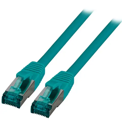 CAT6A SFTP RJ45 Cable - 1M, Green, LSZH