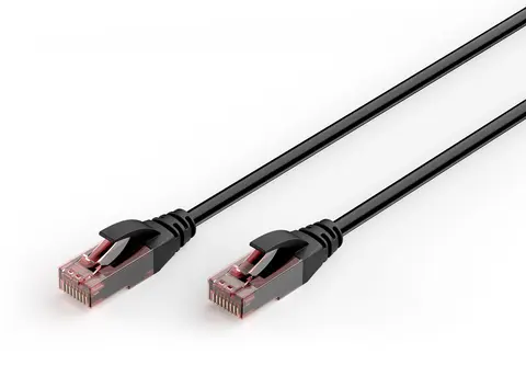 CAT6 U-UTP OUTDOOR 10M BLACK