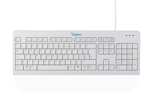 CK10 WIRED KEYBOARD 18M WHITE