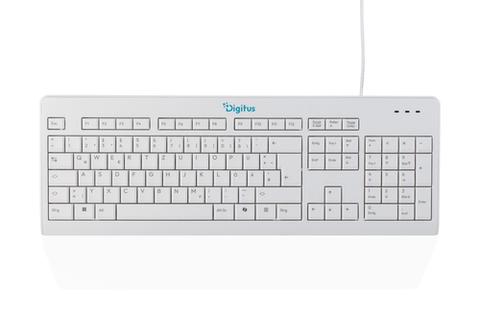 CK10 WIRED KEYBOARD 18M WHITE