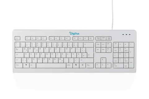 CK10 WIRED KEYBOARD 18M WHITE