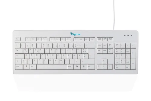 CK10 WIRED KEYBOARD 18M WHITE