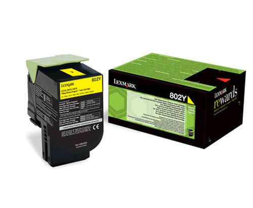Lexmark Yellow Toner Cartridge for CX310/410/510 - 1,000 Pages