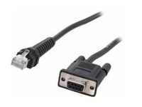 Zebra CBARF5S07ZAR Serial Cable Black 32.4" (0.823 M) DB9 RJ45