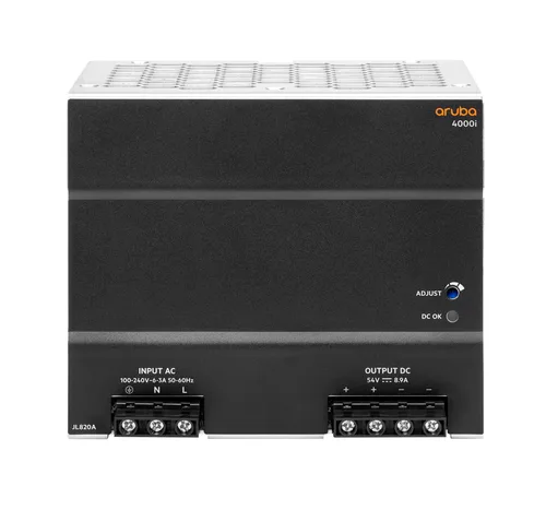 Aruba 4000I PoE 480W AC DIN Power Supply