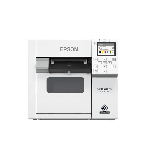 Epson CW-C4000e (Bk) Desktop-Farbetikettendrucker Mit GläNzender Schwarztinte